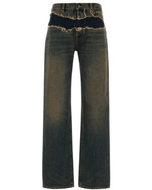Maison Margiela Straight Fit Jeans - Grey