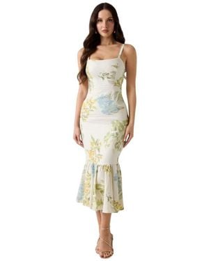 Guess Midi Dresses - Metálico