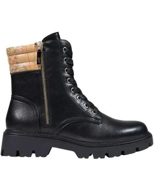 Alviero Martini 1A Classe Lace-Up Boots - Black