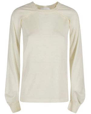 Helmut Lang Round-Neck Knitwear - Blanco