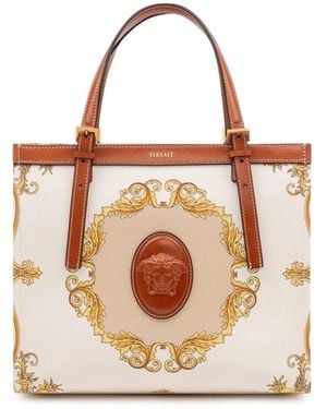 Versace Tote Bags - Braun