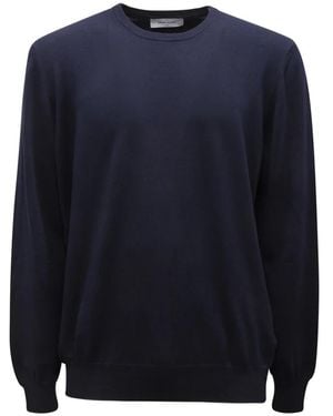 Gran Sasso Round-Neck Knitwear - Blue
