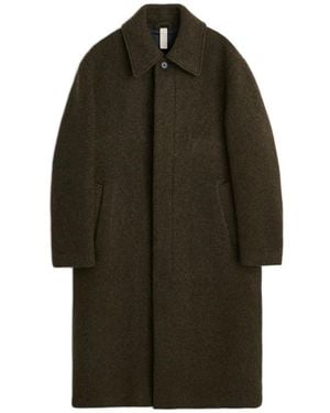 sunflower Single-Breasted Coats - Green