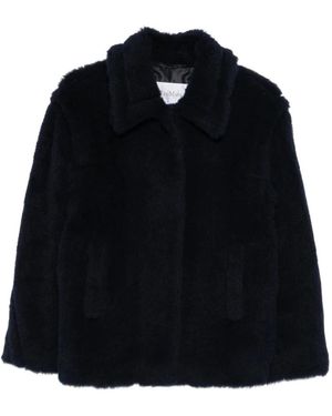 Max Mara Giacca Teddy Mxmfuggito - Zwart