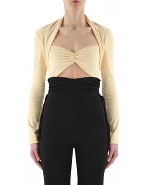 Nanushka Long Sleeve T-Shirts - Black