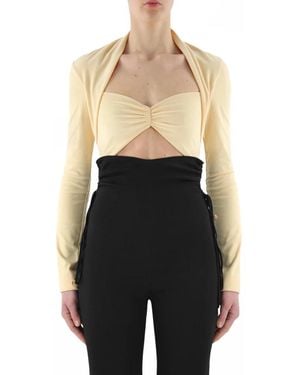 Nanushka Long Sleeve T-Shirts - Black