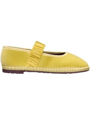 Flabelus Ballerinas - Yellow