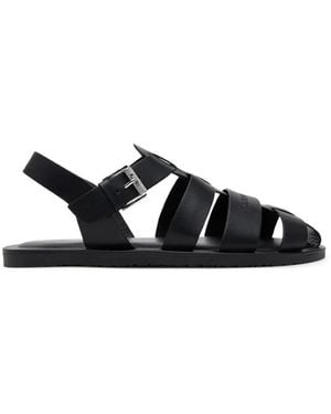 KARL LAGERFELD Flat Sandals - Black