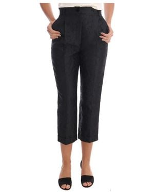 Dolce & Gabbana Cropped Trousers - Black