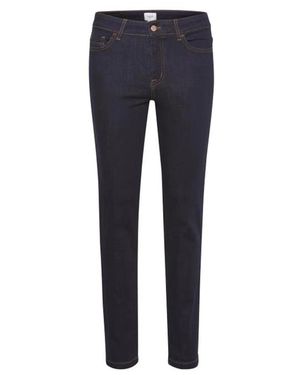 Saint Tropez Donkerblauwe Slim Fit Denim Jeans
