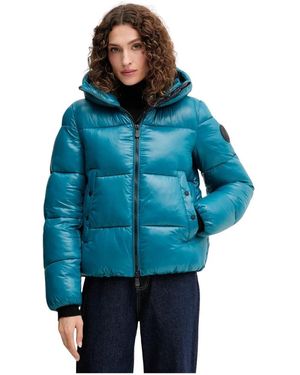 Save The Duck Biddy Capuchon Puffer Jas - Blauw