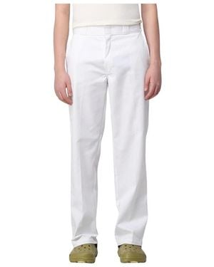 Dickies Straight Trousers - White