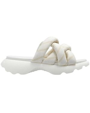 Moncler Sliders - White