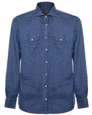 Borriello Denim Shirts - Blue