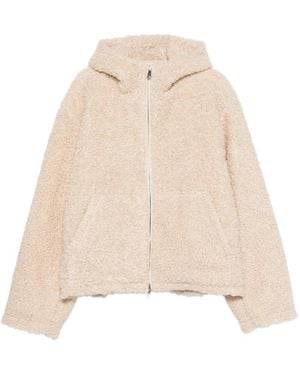Cole Buxton Faux Fur & Shearling Jackets - Natural