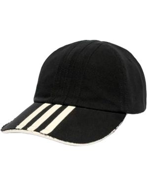 Y-3 Accessoires ,Zwart ,Stripes Cap