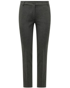 Pinko Broeken ,Grijs ,Polyester Bello Sigarettenbroek