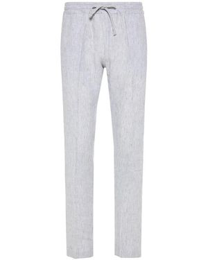 Fedeli Slim-Fit Trousers - Grey