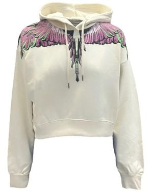 Marcelo Burlon Hoodies - Natural