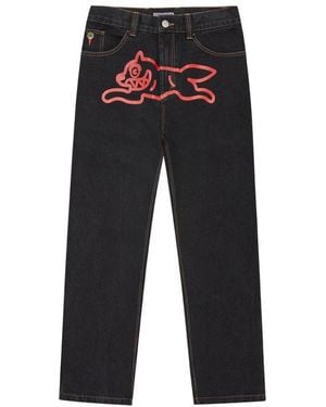 ICECREAM Straight Jeans - Black