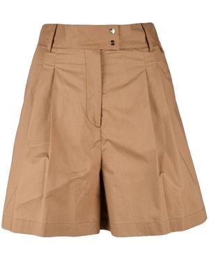 Herno Light Cotton Stretch Shorts - Naturel