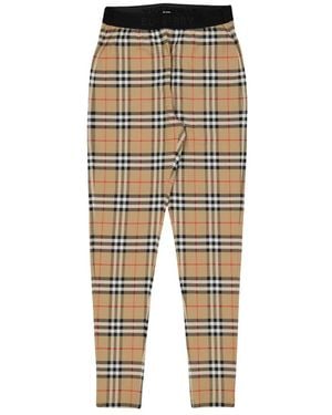 Burberry Slim-Fit Pants - Natural