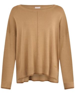 Liu Jo Round-Neck Knitwear - Bruin