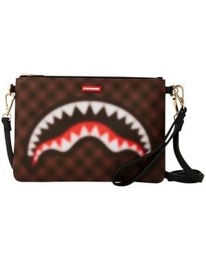 Sprayground Paris Haie Blur Pouchette - Braun