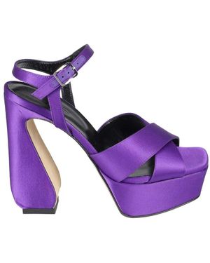 Sergio Rossi High Heel Sandals - Purple