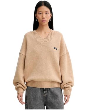 ROTATE BIRGER CHRISTENSEN V-Neck Knitwear - Neutre