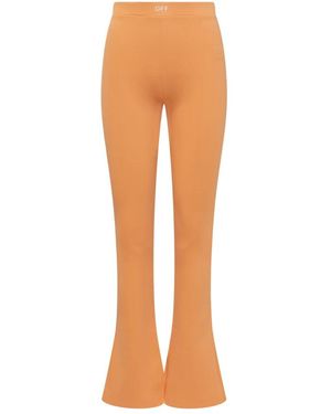 Off-White c/o Virgil Abloh Wide Trousers - Brown