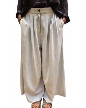 Mes Demoiselles Wide Trousers - Natural