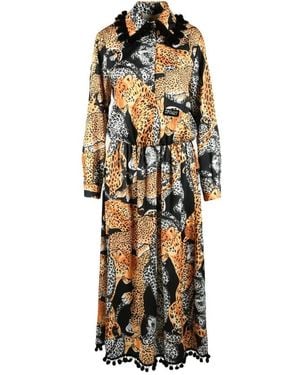 5 PROGRESS Shirt Dresses - Metallic