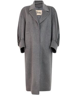 Herno Single-Breasted Coats - Gris