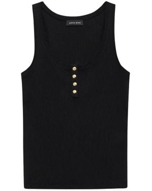 Anine Bing Sleeveless Tops - Black