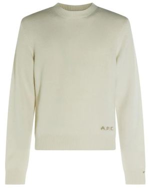 A.P.C. Round-Neck Knitwear - Verde