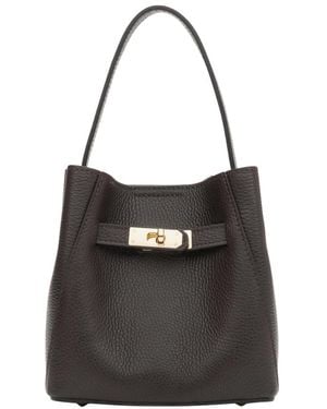 ESTRO Handy Satchel Handtasche - Schwarz