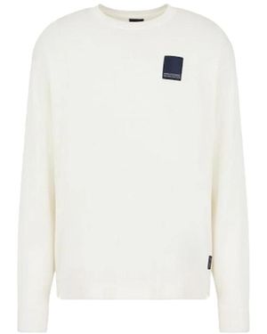 ARMANI EXCHANGE Sweatshirts - White