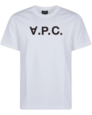 A.P.C. Tops ,Wit ,T-Shirts