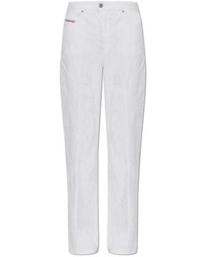 DIESEL Straight Jeans - Blanco