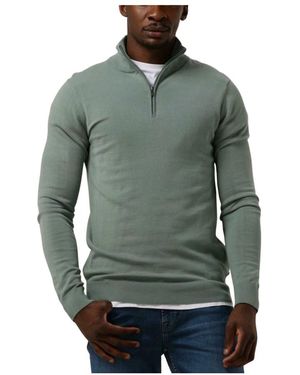 Saint Steve Cas Half Zip Sweater - Grün