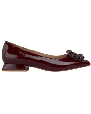 Alma En Pena. Ballerina Shoes - Red