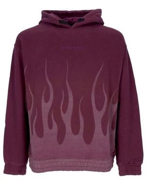 Vision Of Super Flames Hoodie Grape Wine Herren - Lila