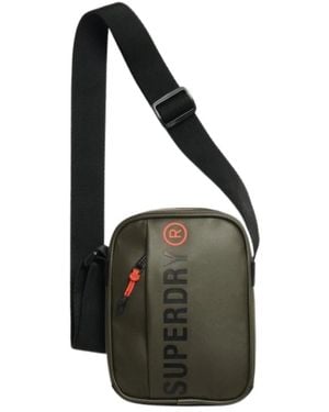 Superdry Cross Body Messenger - Black