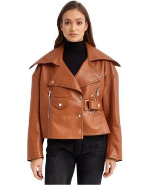 Nanushka Light Jackets - Brown