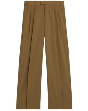 A PAPER KID Wide Trousers - Natural