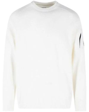 C.P. Company Round-Neck Knitwear - Blanco