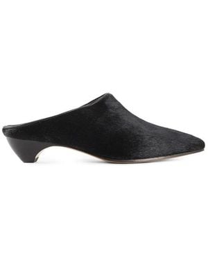 Le Monde Beryl Heeled Mules - Negro
