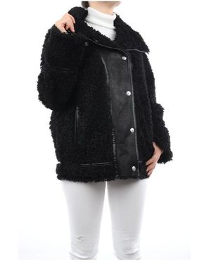OOF WEAR Faux Fur & Shearling Jackets - Black
