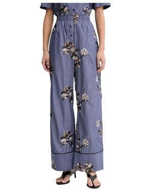 Munthe Wide Trousers - Blu